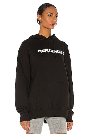 DEPARTURE Influencer Oversized Hoodie in Black