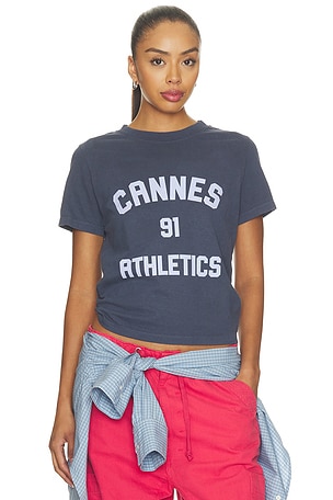 CANNES 91 ATHLETICS  ボクシーTシャツ DEPARTURE