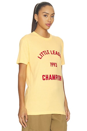 DEPARTURE Little League 1993 Champion Tee in Yellow