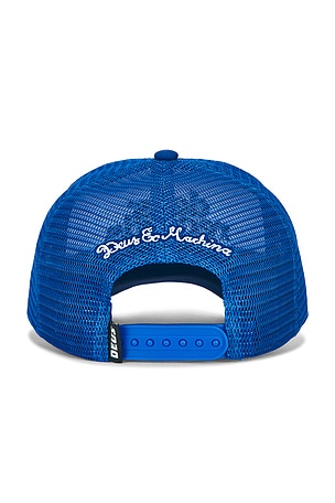 Deus Ex Machina Strata Trucker Hat in Blue