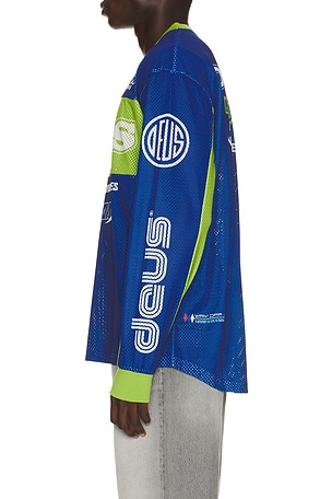 Deus ex macheN/A step out moto jersey en color azul