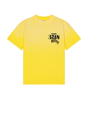 Deus Ex Machina Zounds Tee in Yellow. Size M. Also