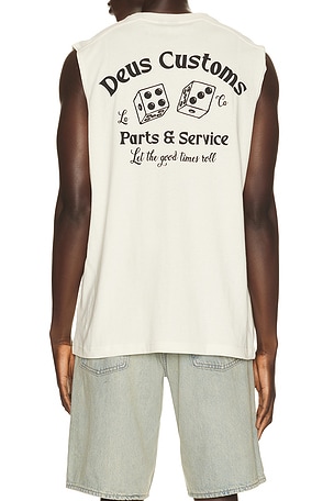 Deus Ex Machina Knucklebones Muscle Tank in White