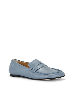 Dear Frances Drew Loafer With Penny Strap in Baby Blue. Size 40. Also