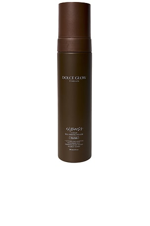 Dolce Glow Express Self-Tanning Mousse Ultra Dark in Dark Brown