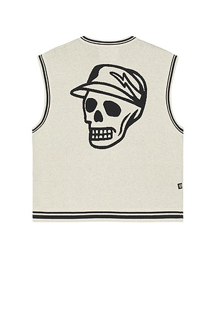 Skull Icon Sweater Vest Devereux Golf