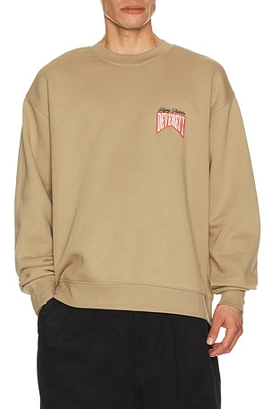Devereux Golf Highly Addictive Crewneck Sweatshirt in Brown