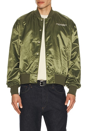 Devereux Golf The Thunderbird Bomber Jacket in Green