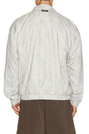Devereux Golf The Piped Quarter Zip in Grey