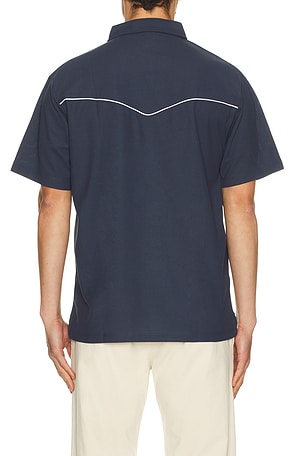 Devereux Golf The Western Polo in Blue