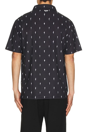 Devereux Golf The Sonoran Polo in Black