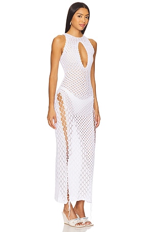 GUIZIO Casmir Dress in White