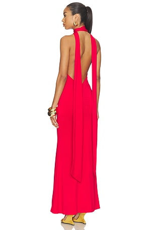 Scarf Open Neck Dress GUIZIO