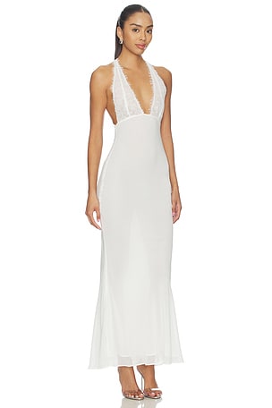 GUIZIO Lillia Dress in Ivory