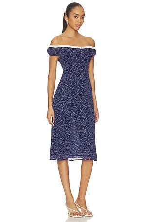 GUIZIO Rocello Dress in Navy