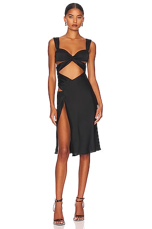 Twist Cut Out Mini Dress GUIZIO