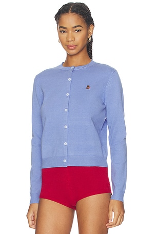 GUIZIO x REVOLVE x Le Sserafim June Relaxed Cardigan in Blue