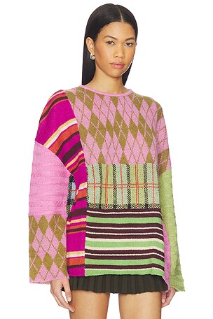 GUIZIO Zuri Sweater in Pink