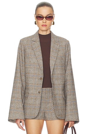 Oversized Tartan Blazer GUIZIO