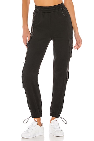 GUIZIO Cargo Pants in Black