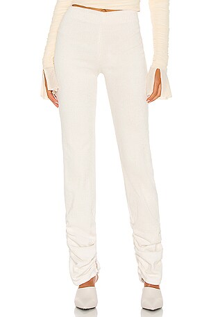 Corduroy Ruched Leggings GUIZIO