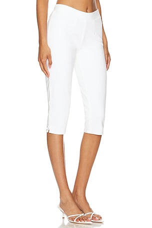 GUIZIO Caria Capri Pants in White