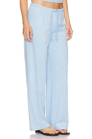 GUIZIO Dani Terry Pant in Baby Blue. Size XXS. Also