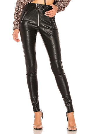 Belted Leather Pants GUIZIO