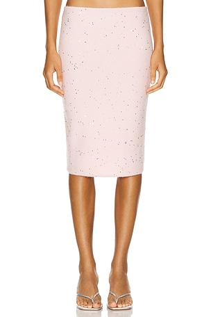 Miki Sequin Knit Skirt GUIZIO