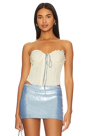Jaded London Knitted Corset Top