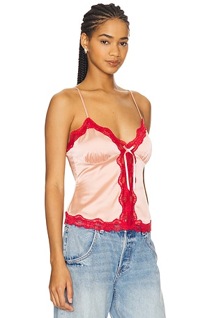 GUIZIO Blair Top in Blush