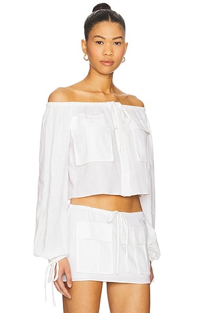 GUIZIO Akiko Top in White