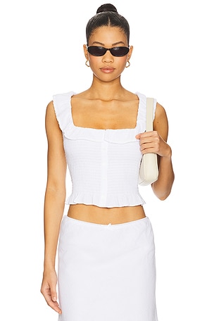 Paloma Smocked Top GUIZIO