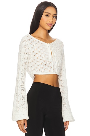 GUIZIO Annabella Top in White