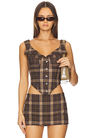 Chamonix Tartan Corset GUIZIO