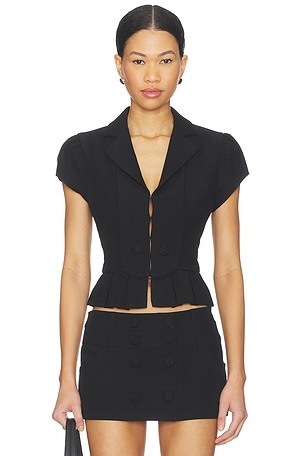 Cap Sleeve Bib Blazer GUIZIO