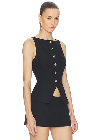 GUIZIO Troyes Top in Black