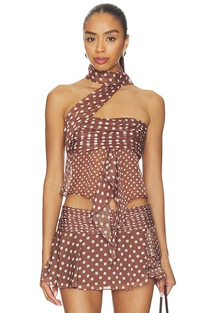 Chiffon Wrap Top GUIZIO