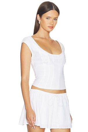 GUIZIO Leila Top en Blanc