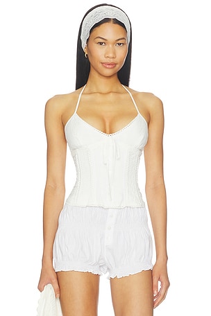 Marini Eyelet Corset Top GUIZIO