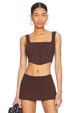 Knitted Corset Top GUIZIO