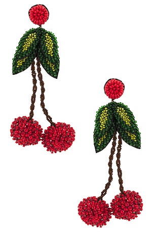 Cherry Earrings Deepa Gurnani
