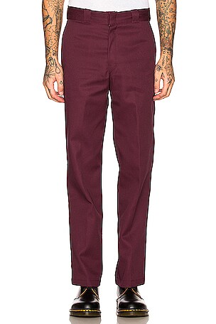 USA製 ビンテージ dickies 874 マルーン 股マチ