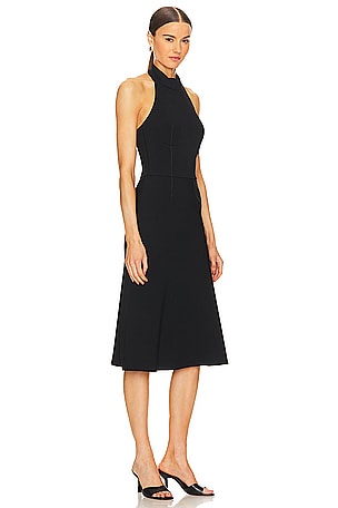 Dodiee Reinforce Halter Dress in Black