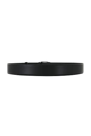 Diesel D Oval Belt in Black