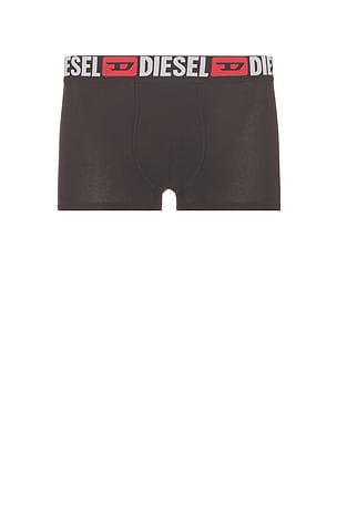Diesel Three-pack Of All Over Logo Waist Boxers in Black