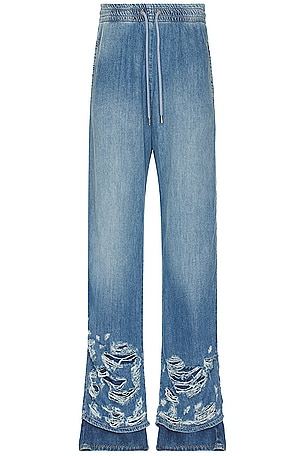 Martian Denim Wide Pants Diesel