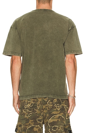 Diesel Box Tee in Olive