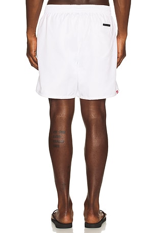 Diesel Soccer Boardshort in White. Size XXL/2X. Also