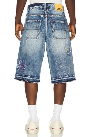 Diet Starts Monday Sol Denim Shorts in Blue. Size 36. Also